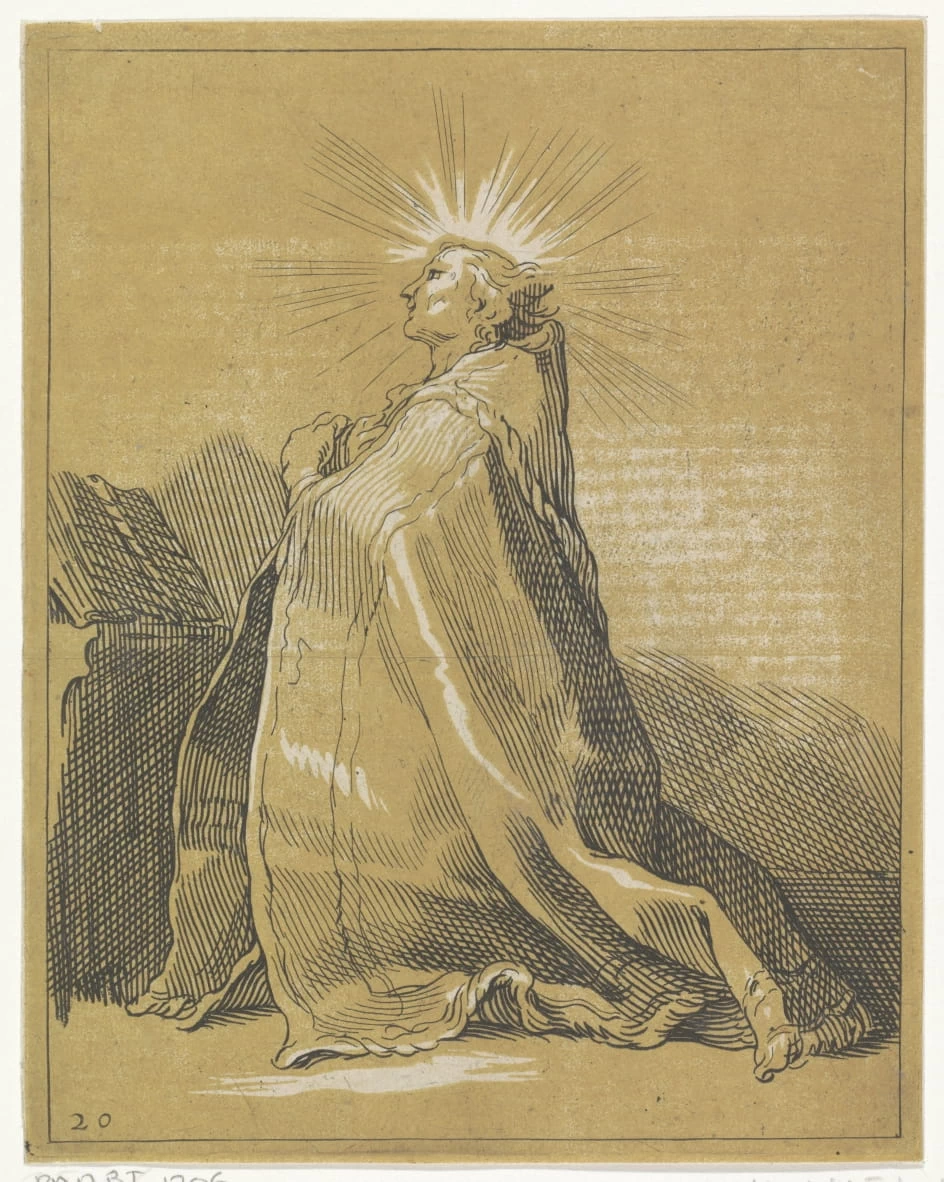Santo inginocchiato in preghiera - Rijks Museum, Amsterdam